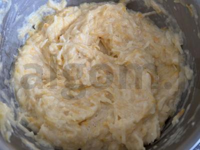 Daržovių blynai iš moliūgo Žingsnis 6