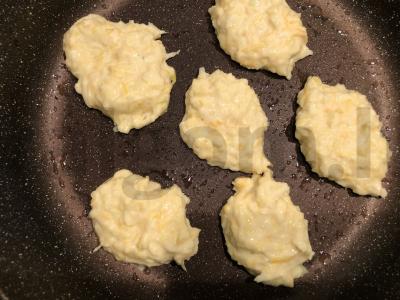 Daržovių blynai iš moliūgo Žingsnis 7