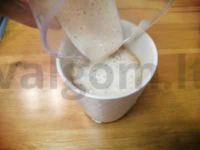 Kavos smūgis su obuolių tyre „Džiaugsmas“ Žingsnis 5