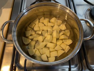 Keptas daržovių pomidorų sriuba Žingsnis 4