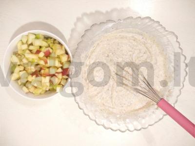 Kvapnus obuolių keksas su migdolais Žingsnis 2