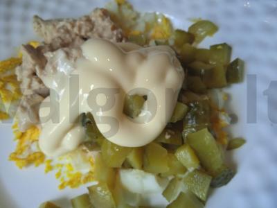 Čiabatta su menkių paštetu ir džiovintu svogūnu Žingsnis 2