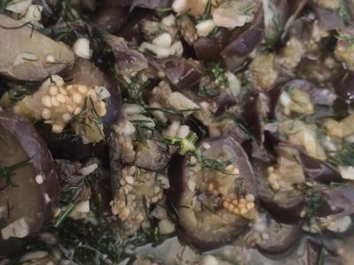 Baklažanai kaip grybai Žingsnis 3