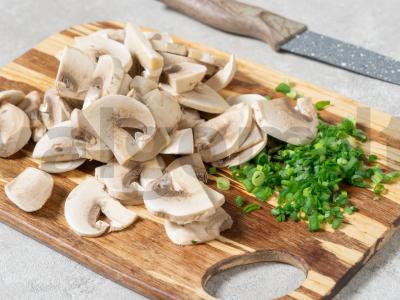 Grybų kreminė sriuba Žingsnis 1