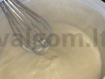 Šokoladinis kremas tortams Žingsnis 3