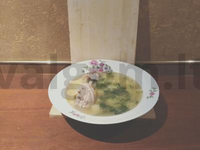 Vištienos sriuba su žolelėmis ir daržovėmis Žingsnis 2