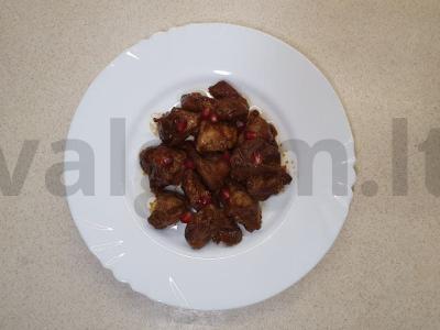 Kiaulienos filė su granatais pagrindine nuotrauka