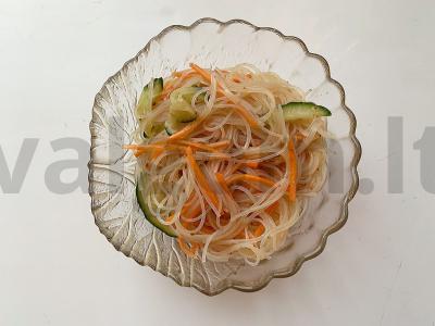 Funchosa su daržovėmis: pats paprasčiausias receptas pagrindine nuotrauka