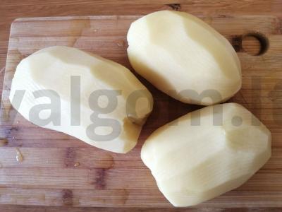 Bulvių košė „Kaip darželyje“ Žingsnis 1