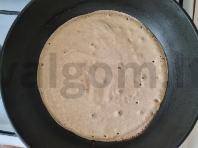 PP-hachapuri su sūrio įdaru ant keptuvės Žingsnis 2