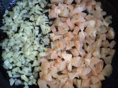 Perlovka su troškinta vištiena ir kopūstais Žingsnis 1