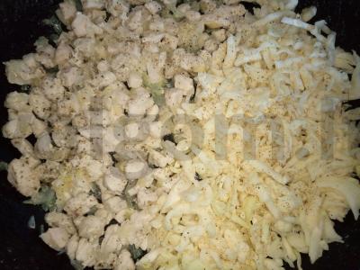 Perlovka su troškinta vištiena ir kopūstais Žingsnis 2