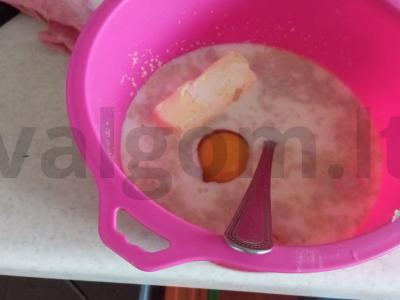 Kopūstų ir grybų pyragėliai Žingsnis 2