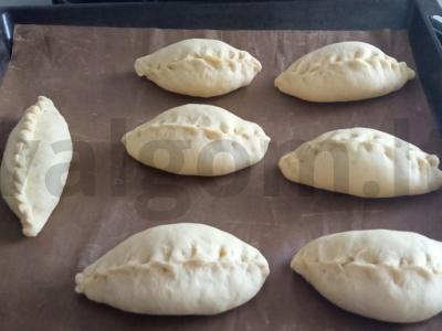 Kopūstų ir grybų pyragėliai Žingsnis 10