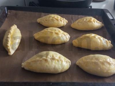 Kopūstų ir grybų pyragėliai Žingsnis 11