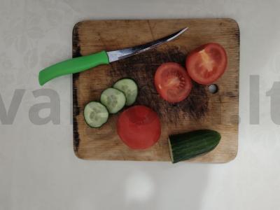 Daržovių salotas „Jūra“ su majonezu Žingsnis 1