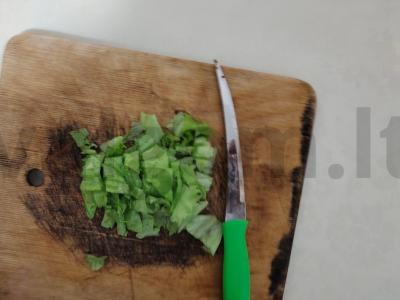 Daržovių salotas „Jūra“ su majonezu Žingsnis 2