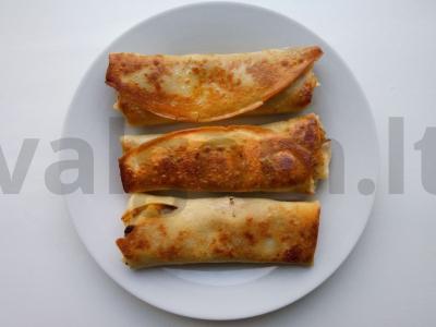 Ažūriniai blynai su triušio subproduktais pagrindine nuotrauka