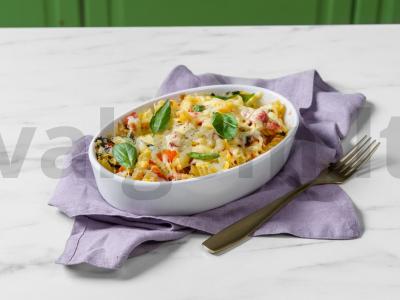 Makaronai su dešra orkaitėje pagrindine nuotrauka