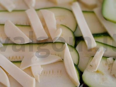 Cukinijos, keptos su mocarela Žingsnis 2