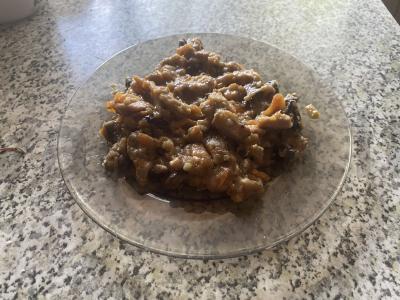 Guliašas su pievagrybiais pagrindine nuotrauka