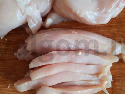 Vištienos kotletai su česnaku Žingsnis 1