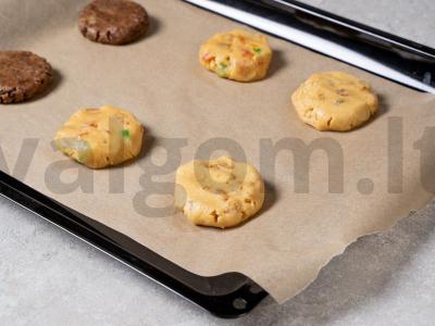 Žemės riešutų sviesto sausainiai su įvairiomis įdarais Žingsnis 5