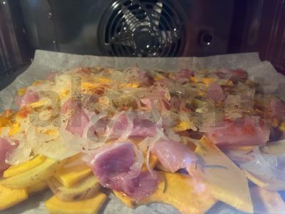 Mėsos troškinys su moliūgu, čili ir rozmarinu Žingsnis 3