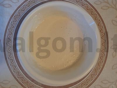 Vegetariški blynai be kiaušinių Žingsnis 2