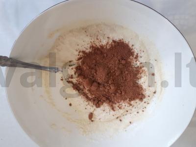 Mano su kakava ir cukraus pakaitalu Žingsnis 3