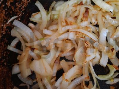 Perlovka su grybais Žingsnis 2