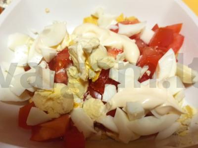 Salotas su pomidoru ir nacho Žingsnis 4