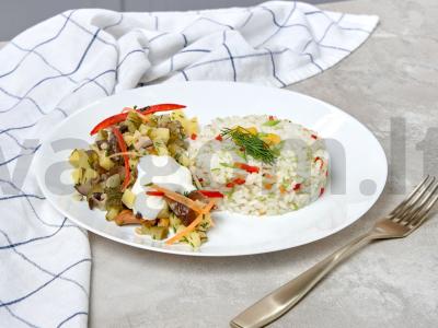 Vegetariškas salotas „Kaimiškas“ pagrindine nuotrauka