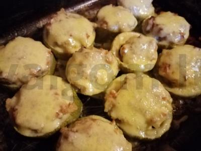 Įdaryti cukinijos su sūriu Žingsnis 6