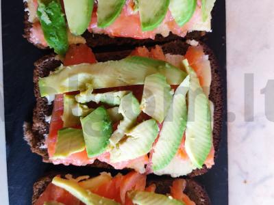 Šventinis sumuštinis su žuvimi Žingsnis 3