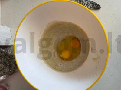 Bananų PP blynai Žingsnis 1