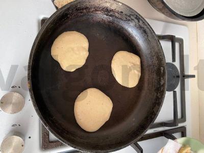 Bananų PP blynai Žingsnis 4