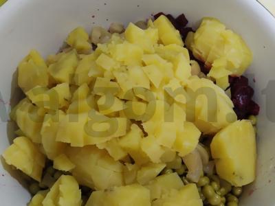 Vinegretas su patisonais Žingsnis 4