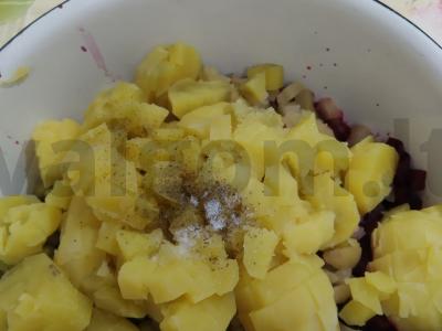 Vinegretas su patisonais Žingsnis 5