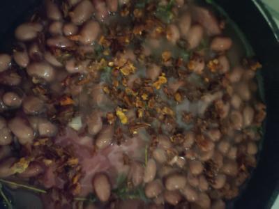 Jautiena su pomidorais ir pupelėmis Žingsnis 2