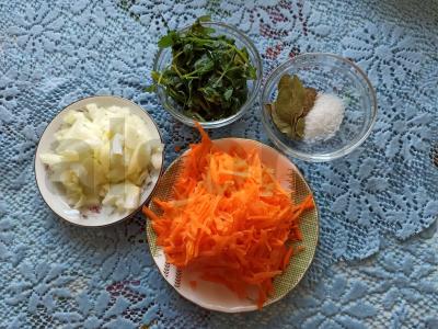 Vegetariškas žirnių sriuba su dūmu Žingsnis 1