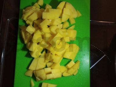 Žirnių sriuba su vištienos filė pietums Žingsnis 4