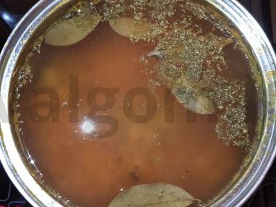 Žirnių sriuba su vištienos filė pietums Žingsnis 5