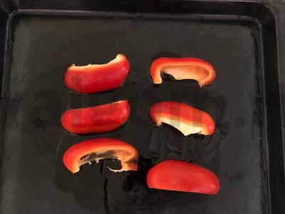 Švelnus terinas su minkštu sūriu ir krevetėmis keptuvėje Žingsnis 3