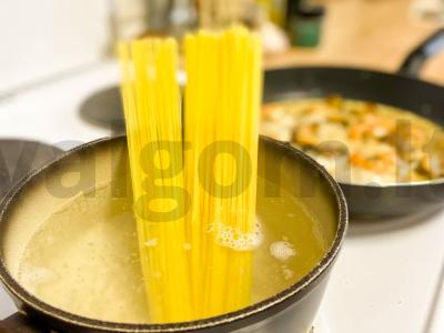 Makaronai su jūros gėrybėmis Žingsnis 5