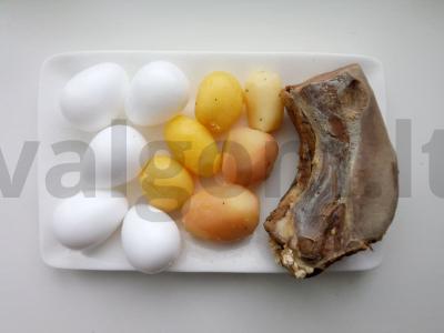 Namų salotas Žingsnis 1