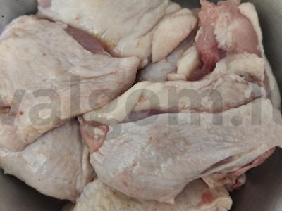 Kepta vištiena su baklažanais Žingsnis 1