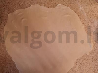 Mantai su kalendra iš kiaulienos ir jautienos Žingsnis 5