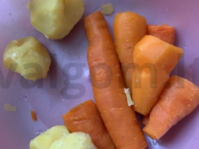 Silkė po šubomis šventinė Žingsnis 1