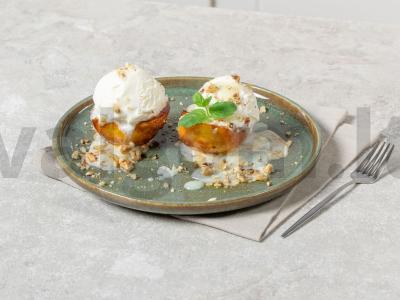 Persikai su ledais pagrindine nuotrauka